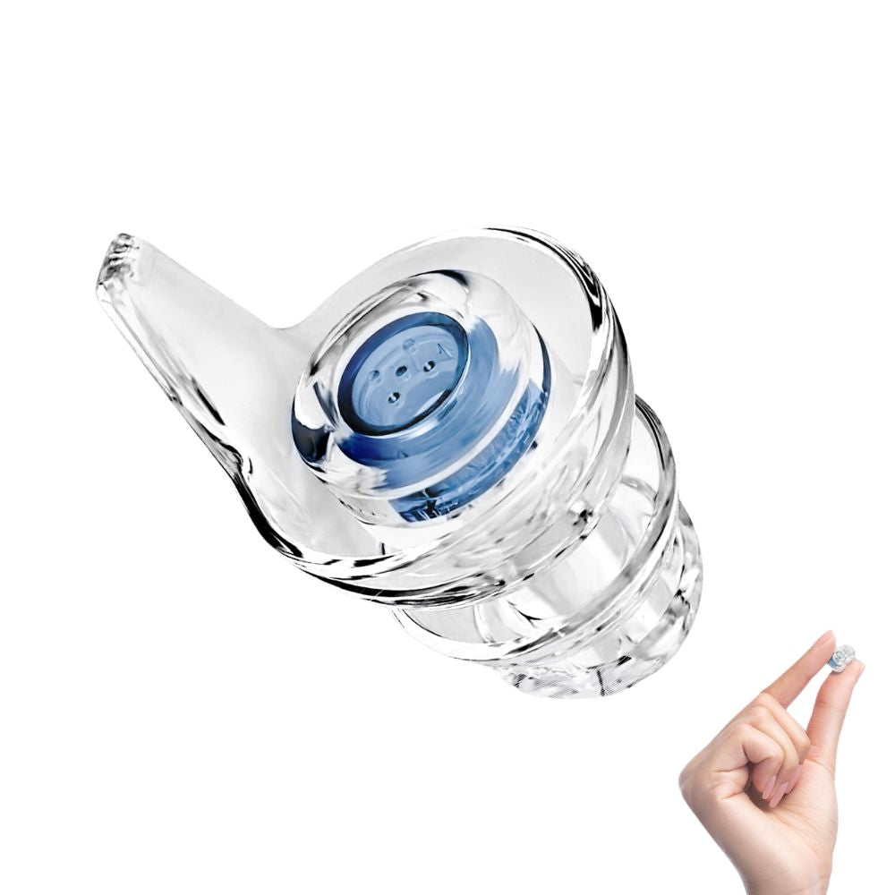 Senner® Ohrstöpsel zum Schlafen: Extra-Soft mit Alubehälter für die Earplugs (Transparent)