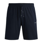 BOSS men's cotton shorts: Comfortable with elastic waistband & logo, leisure & homewear