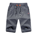 JustSun Men's Sports Shorts for Summer: Cotton, Elastic Waist