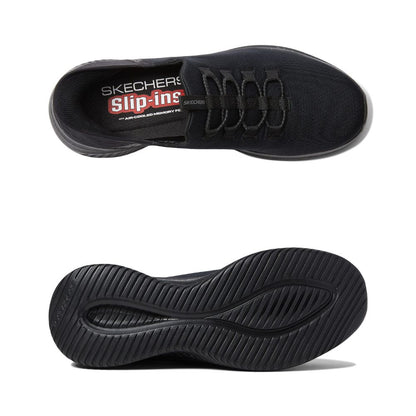 Skechers 'Ultra Flex 3.0 Right Away' Slip-Ins Herren Sneaker (Schwarz)