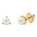 Kate Spade New Yorker Mini Trio Stud Pearl in Cream/Gold