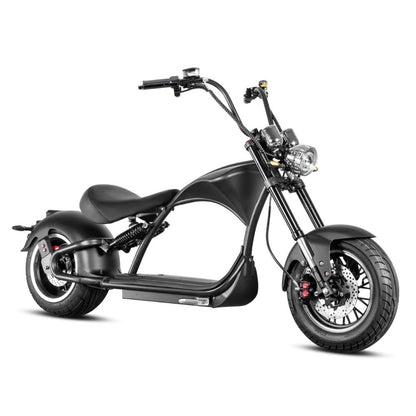 Chopper X9 Plus electric scooter with road approval: 3000W, 60V/20Ah lithium battery (black)