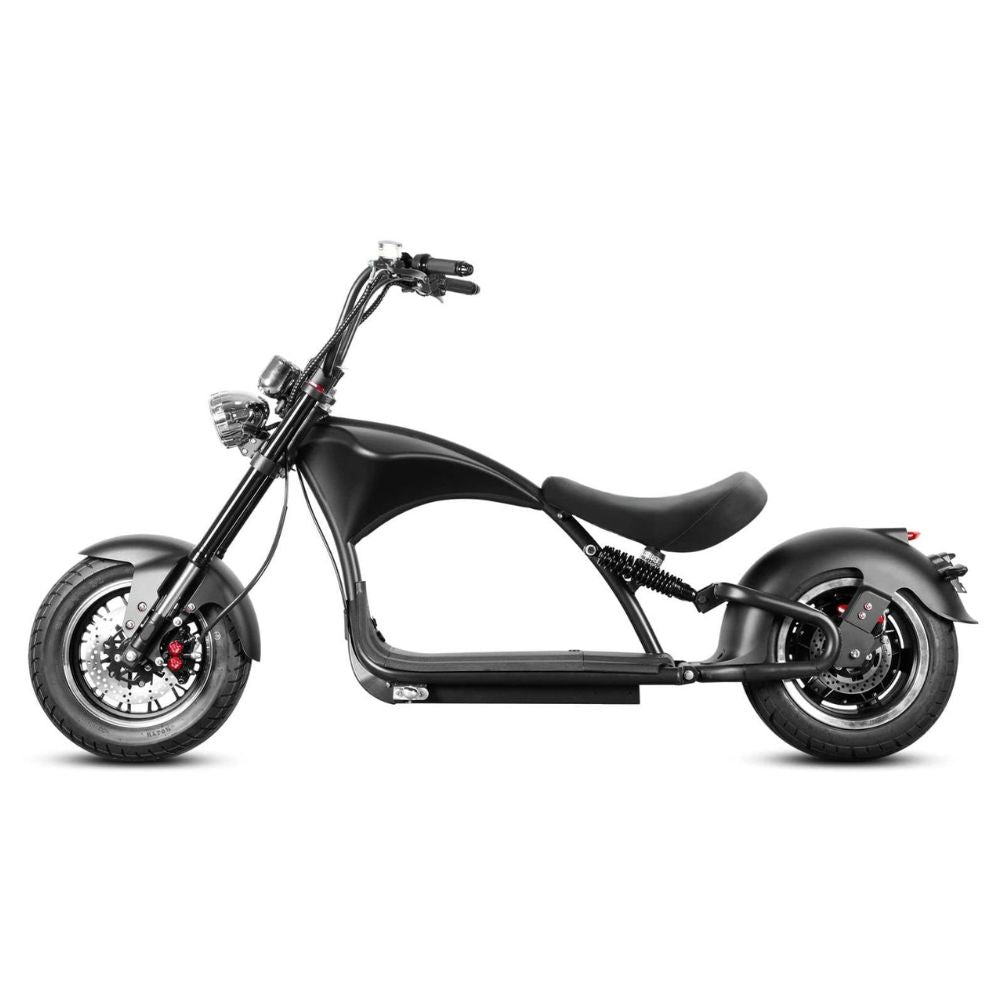 Chopper X9 Plus electric scooter with road approval: 3000W, 60V/20Ah lithium battery (black)