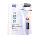 ESSY Electric Callus Remover with 5 Replacement Rollers: Foot Care Callus File (White)