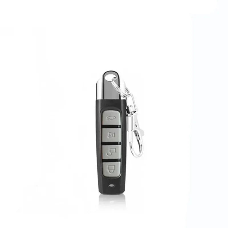 4-in-1 Drahtloser Fernbedienungs-Duplikator für Garagentore und Autoschlüssel | 433 MHz, 4 Tasten, Kopier- und Rolling-Code-Funktion (Grau)